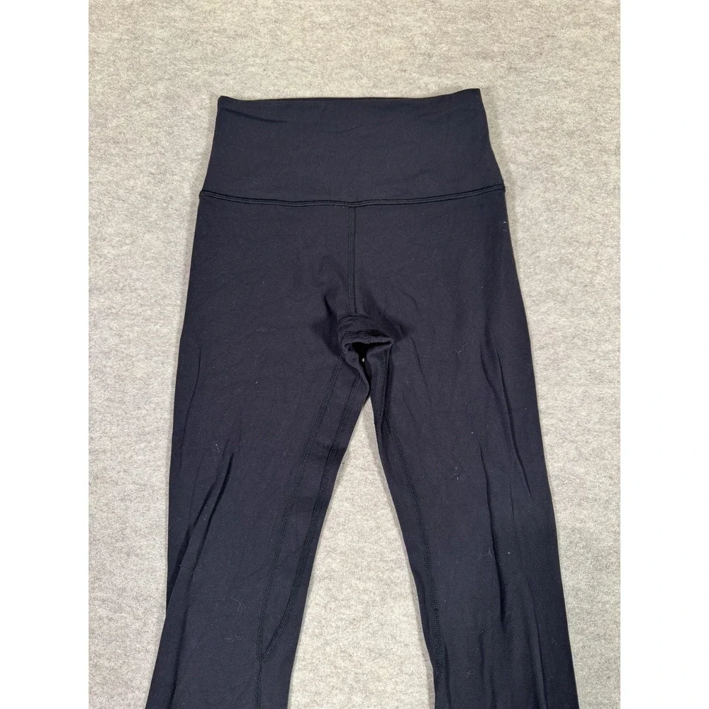 Lululemon Leggings Womens 4 Black High Rise Ankle Yoga‎ Athletic Gym Tight